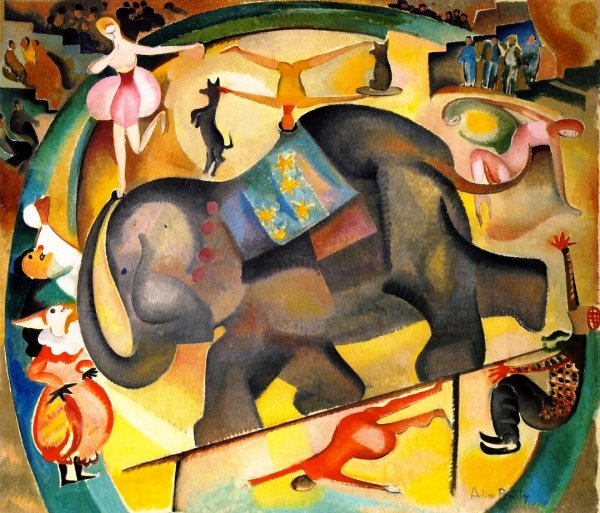 Main Product Photo of The Elephant Painting by Alice Bailly