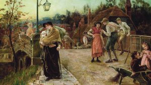 Belle of the Village by Alice Havers Oil Painting