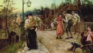 Belle of the Village Oil painting by Alice Havers