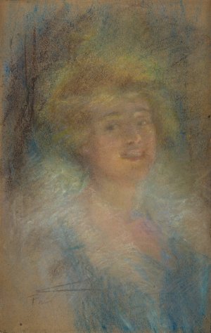 A Delightful Evening by Alice Pike Barney Oil Painting