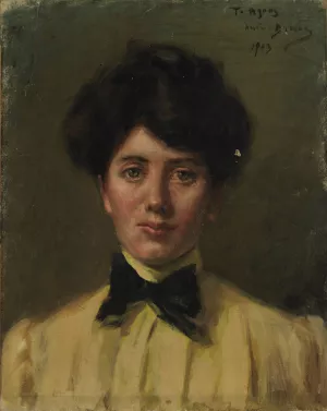 Agnes by Alice Pike Barney Oil Painting