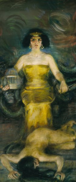 Babylon by Alice Pike Barney Oil Painting
