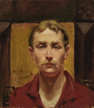 Blond Man by Alice Pike Barney Oil Painting