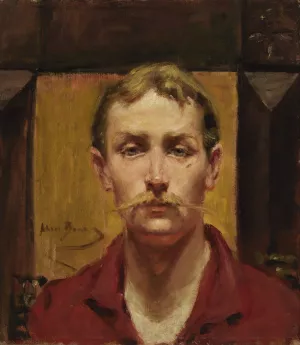 Blond Man by Alice Pike Barney Oil Painting