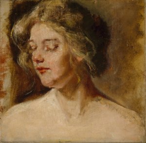 Blonde Studio Model by Alice Pike Barney Oil Painting
