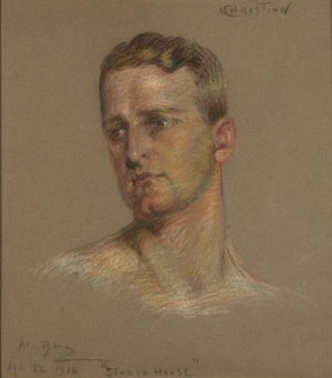 Christian by Alice Pike Barney Oil Painting