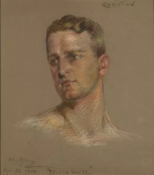 Christian by Alice Pike Barney Oil Painting