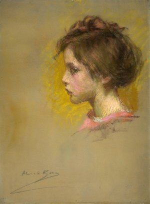Claudine Oil painting by Alice Pike Barney