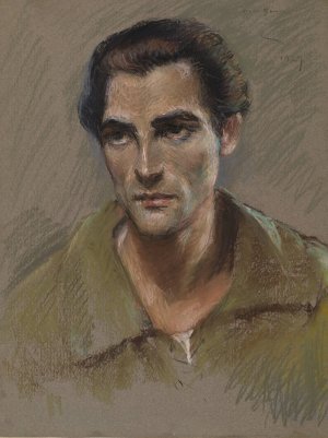 Edward Leiter by Alice Pike Barney Oil Painting