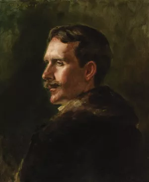 Fur Coat by Alice Pike Barney Oil Painting