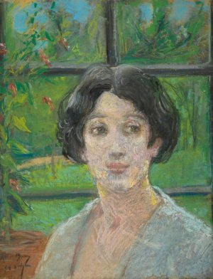Garden Window by Alice Pike Barney Oil Painting