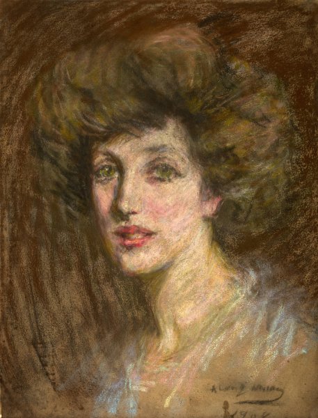 Gladys  by Alice Pike Barney - Hand-Painted Oil Painting Reproduction