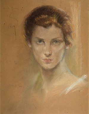 Gloria by Alice Pike Barney Oil Painting
