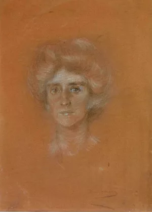 Impression of Natalie Oil painting by Alice Pike Barney
