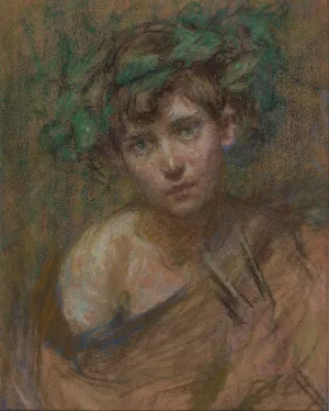 Jeune Faune by Alice Pike Barney Oil Painting