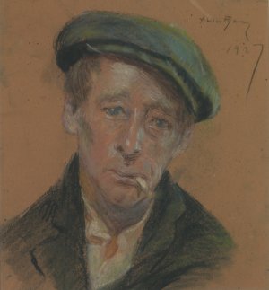 Jimmy Davis by Alice Pike Barney Oil Painting