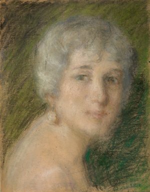 La Marquise by Alice Pike Barney Oil Painting