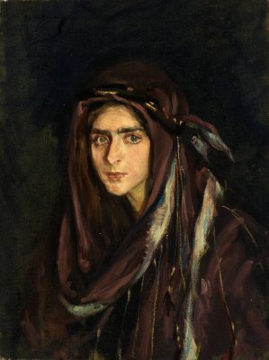 Laura in Arabian Costume by Alice Pike Barney Oil Painting