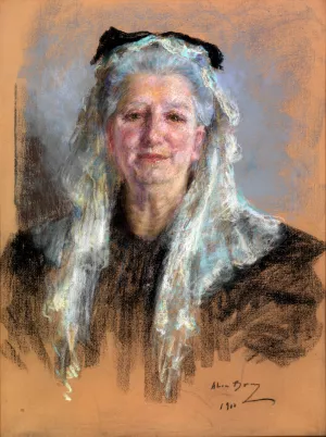 Madame Girard by Alice Pike Barney Oil Painting