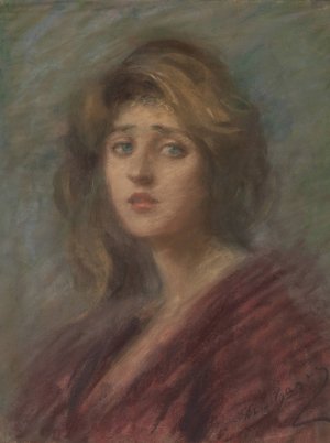Madame R. by Alice Pike Barney Oil Painting