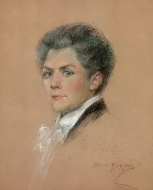 Marie Huet the Painter by Alice Pike Barney Oil Painting