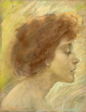Meditation by Alice Pike Barney Oil Painting