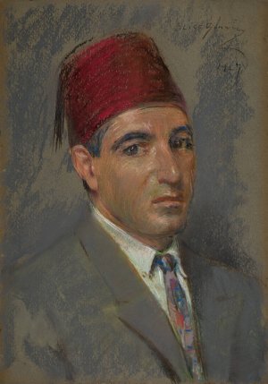 Mirza Sarab by Alice Pike Barney Oil Painting