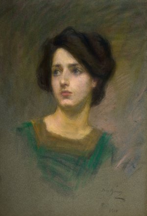 Monique by Alice Pike Barney Oil Painting