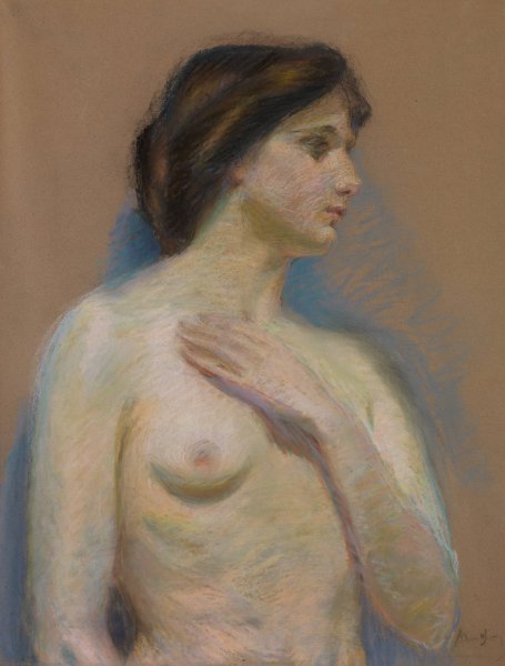Nude by Alice Pike Barney - Hand-Painted Oil Painting Reproduction
