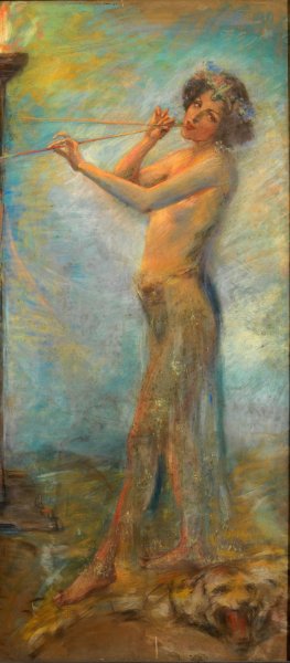 Pagan Dancer by Alice Pike Barney Oil Painting