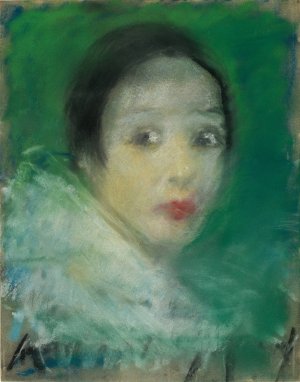 Pierette by Alice Pike Barney Oil Painting