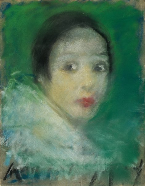 Pierette  by Alice Pike Barney - Hand-Painted Oil Painting Reproduction