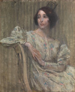 Spanish Senorita by Alice Pike Barney Oil Painting