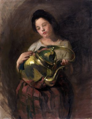 The Brass Kettle by Alice Pike Barney Oil Painting