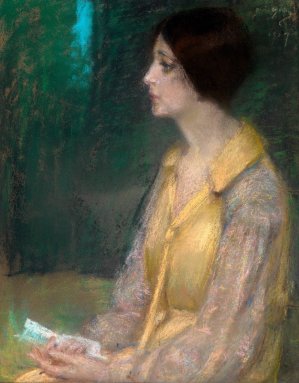 The Letter by Alice Pike Barney Oil Painting