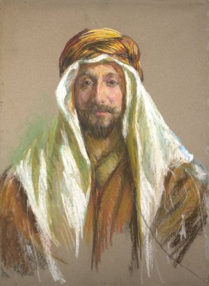 The Sheik by Alice Pike Barney Oil Painting