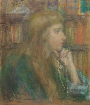 The Writer by Alice Pike Barney Oil Painting