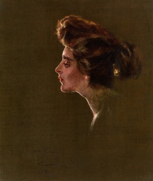 Vers 1903 by Alice Pike Barney Oil Painting