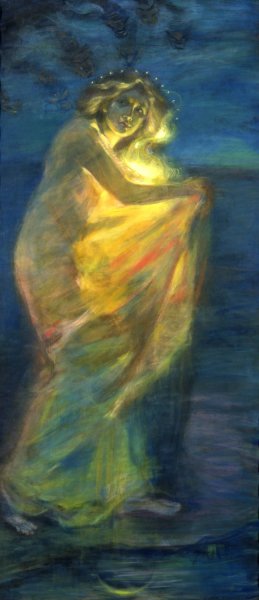 Woman Clothed with the Sun by Alice Pike Barney Oil Painting