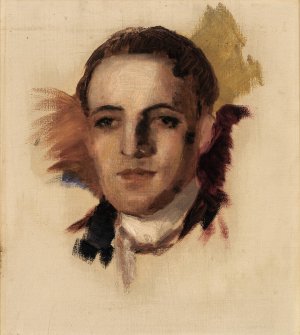 Young Man by Alice Pike Barney Oil Painting