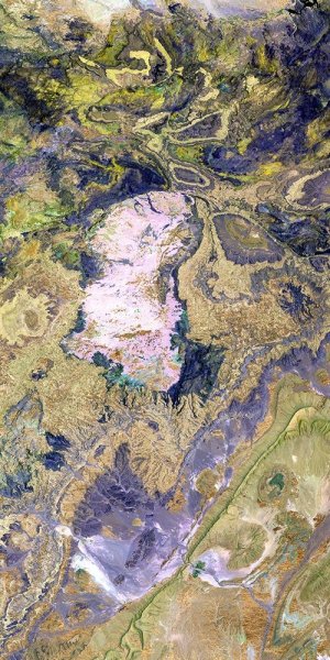 Atlas Mountains I by Alicia Ludwig Oil Painting