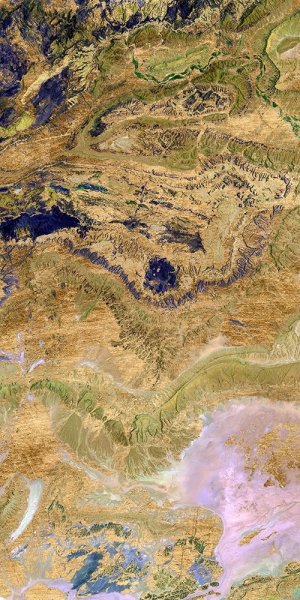 Atlas Mountains II Oil painting by Alicia Ludwig