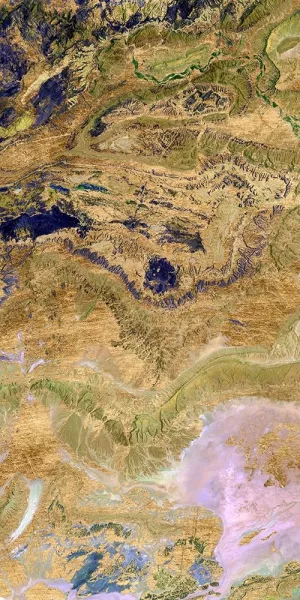 Atlas Mountains II by Alicia Ludwig Oil Painting