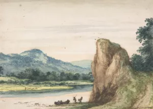 Landscape by Allaert Van Everdingen Oil Painting