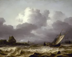 L'Orage by Allaert Van Everdingen Oil Painting