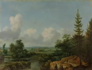 Swedish Landscape by Allaert Van Everdingen Oil Painting
