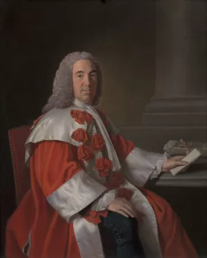 Alexander Boswell, Lord Auchinleck by Allan Ramsay Oil Painting