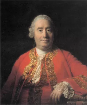 Portrait of David Hume by Allan Ramsay - Oil Painting Reproduction