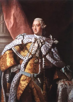 Portrait of George III by Allan Ramsay - Oil Painting Reproduction