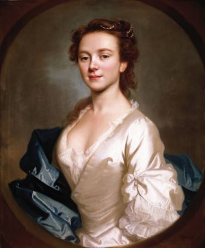 Portrait of Miss Craigie by Allan Ramsay Oil Painting